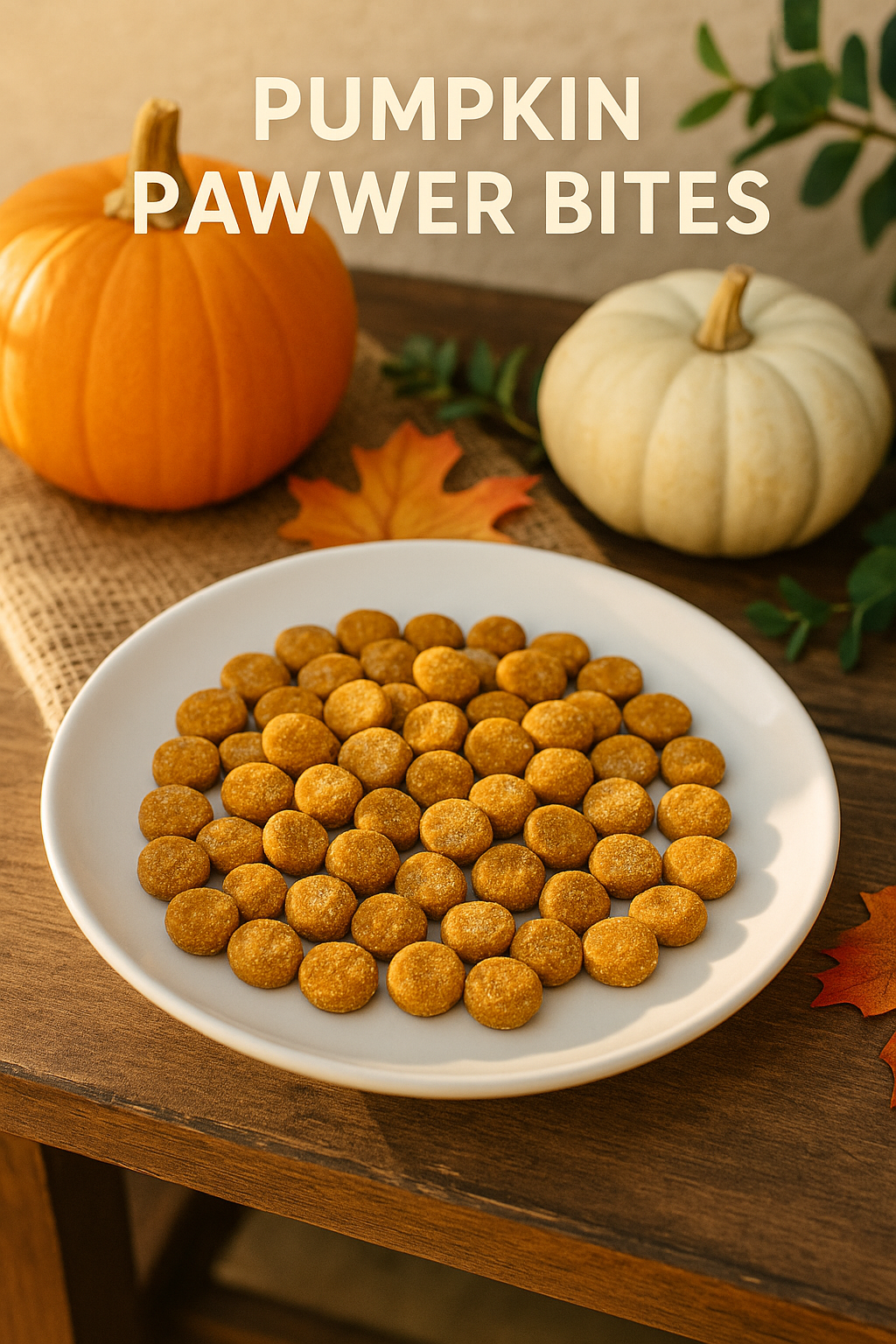 Pumpkin Pawwer Bites